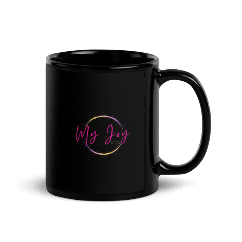 My Joy Black Glossy Mug